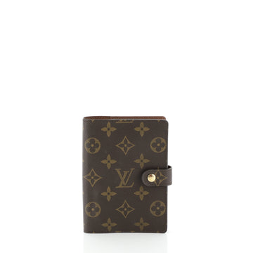 Louis Vuitton Ring Agenda Cover Monogram Canvas PM