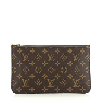 Louis Vuitton Neverfull Pochette Monogram Canvas Large