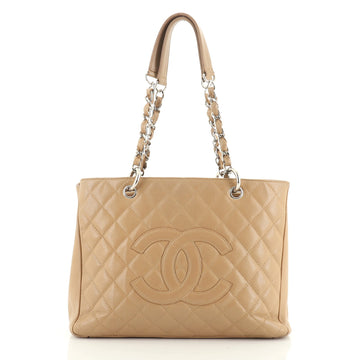 Chanel Grand Shopping Tote Quilted Caviar 