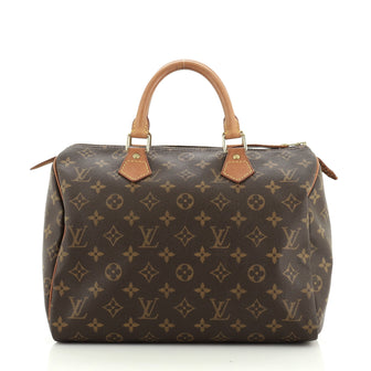Louis Vuitton Speedy Handbag Monogram Canvas 30