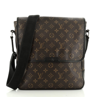 Louis Vuitton Bass Messenger Bag Macassar Monogram Canvas MM