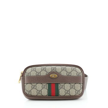 Gucci Ophidia Belt Bag GG Coated Canvas Mini