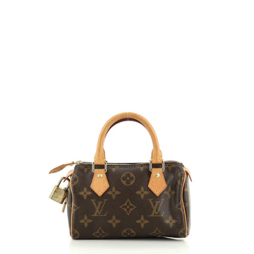 Louis Vuitton Speedy Mini HL Handbag Monogram Canvas 