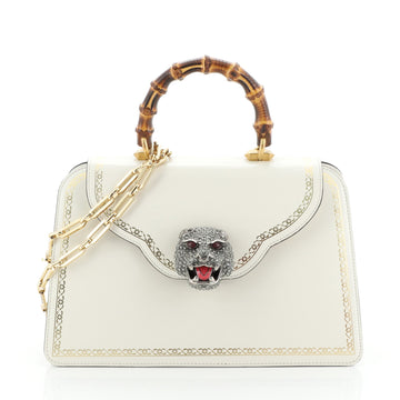 Gucci Thiara Top Handle Bag Frame Print Leather Medium