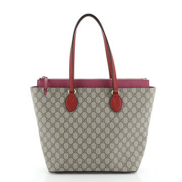 Gucci Linea A Zip Tote GG Coated Canvas Medium