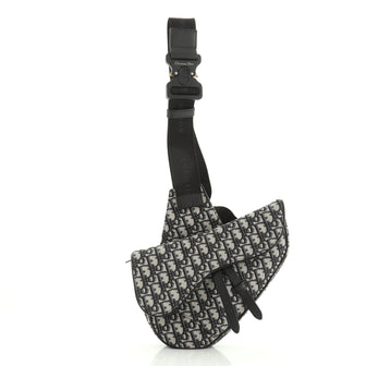 Christian Dior Saddle Crossbody Bag Oblique Canvas 
