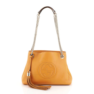 Soho Chain Strap Shoulder Bag Leather Mini