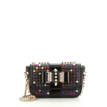 Christian Louboutin Sweet Charity Crossbody Bag Studded Leather Mini