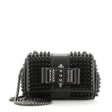 Christian Louboutin Sweet Charity Crossbody Bag Spiked Leather Mini