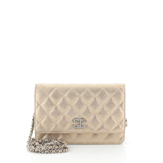 Chanel Paris-Salzburg Wallet on Chain Quilted Iridescent Calfskin 
