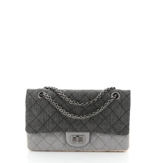 Chanel Tricolor Reissue 2.55 Flap Bag Quilted Denim 225