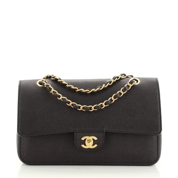 Chanel Classic Pure Double Flap Bag Caviar Medium