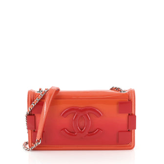 Chanel Boy Brick Flap Bag Patent Horizontal