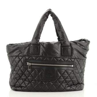 Coco Cocoon Zipped Tote Quilted Nylon Medium