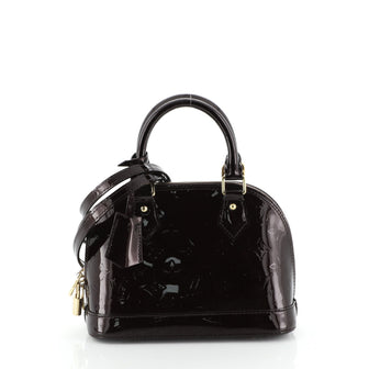 Alma Handbag Monogram Vernis BB