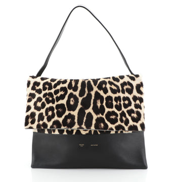 All Soft Bag Printed Pony Hair with Leather