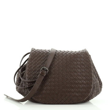 Bottega Veneta Flap Messenger Bag Intrecciato Nappa Small
