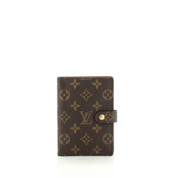 Louis Vuitton Ring Agenda Cover Monogram Canvas PM