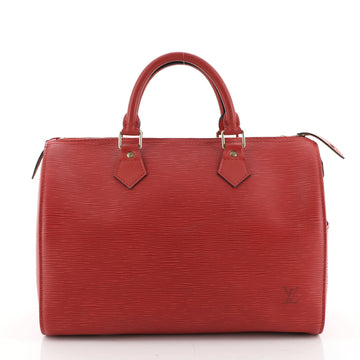 Louis Vuitton Speedy Handbag Epi Leather 30