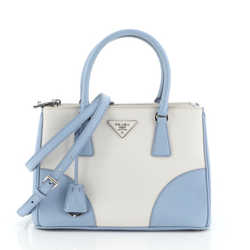 Prada Galleria Double Zip Tote Saffiano Leather Small