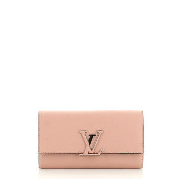 Louis Vuitton Capucines Wallet Leather 