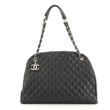 Chanel Just Mademoiselle Bag Quilted Caviar Large
