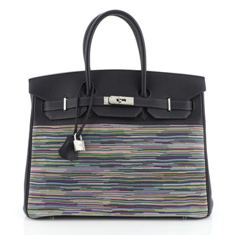 Hermes Birkin Handbag Vibrato and Togo 35