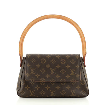 Louis Vuitton Looping Handbag Monogram Canvas Mini