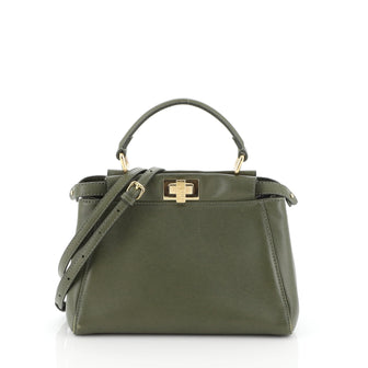 Fendi Peekaboo Bag Leather Mini