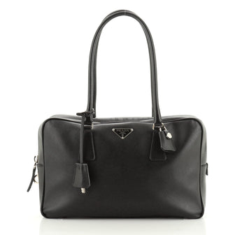 Prada Bauletto Bag Saffiano Leather Medium