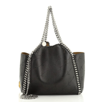 Stella McCartney Falabella Reversible Tote Perforated Faux Leather Mini