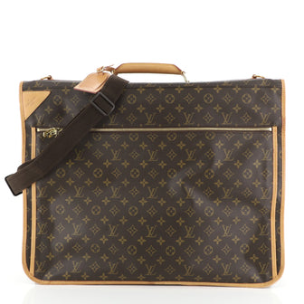 Louis Vuitton Garment Carrier Bag Monogram Canvas Two Hangers