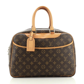 Louis Vuitton Deauville Handbag Monogram Canvas 