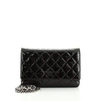 Chanel Wallet on Chain Quilted Patent 