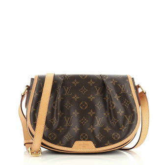 Louis Vuitton Menilmontant Handbag Monogram Canvas PM
