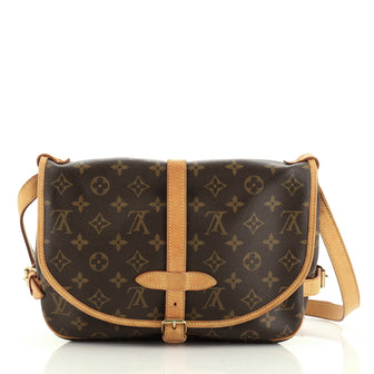 Saumur Handbag Monogram Canvas 30