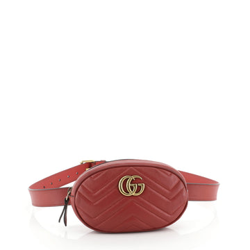 Gucci GG Marmont Belt Bag Matelasse Leather 