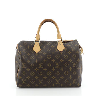 Louis Vuitton Speedy Handbag Monogram Canvas 30