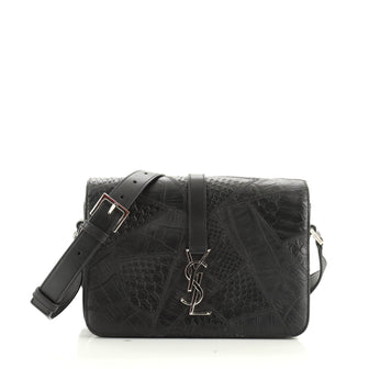 Classic Monogram Universite Bag Patchwork Exotic Embossed Leather Medium