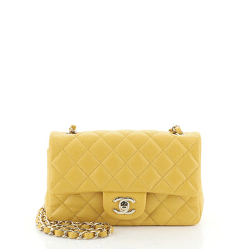 Classic Single Flap Bag Quilted Caviar Mini