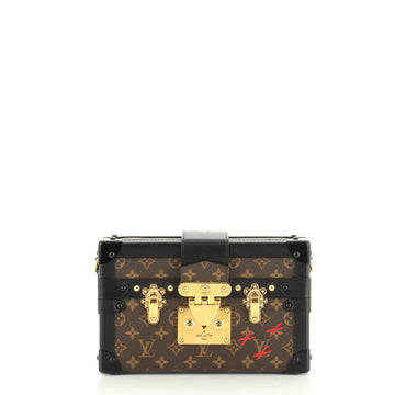 Louis Vuitton Petite Malle Handbag Monogram Canvas 