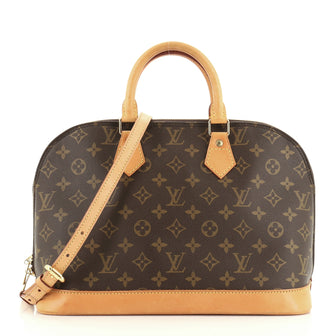 Louis Vuitton Vintage Alma Handbag Monogram Canvas PM