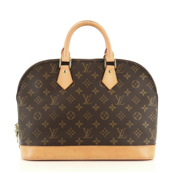 Louis Vuitton Vintage Alma Handbag Monogram Canvas PM