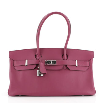 Hermes Birkin JPG Handbag Purple Togo with Palladium Hardware 42