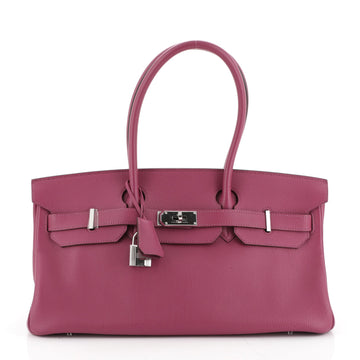 Hermes Birkin JPG Handbag Purple Togo with Palladium Hardware 42