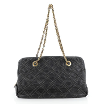 Chanel Triptych Tote Quilted Calfskin 