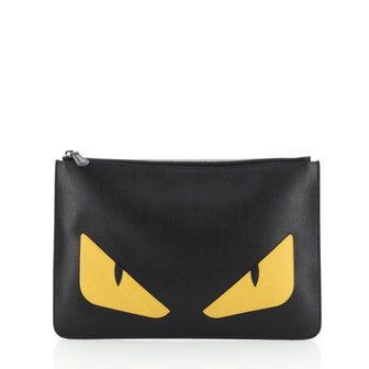 Fendi Monster Pouch Leather Medium