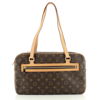 Louis Vuitton Cite Handbag Monogram Canvas GM