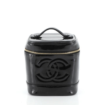 Chanel Vintage Timeless Cosmetic Case Patent Tall