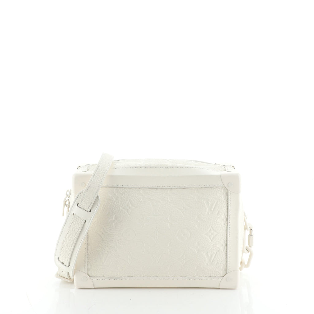 Louis Vuitton Soft Trunk Bag Monogram Taurillon White 49678130